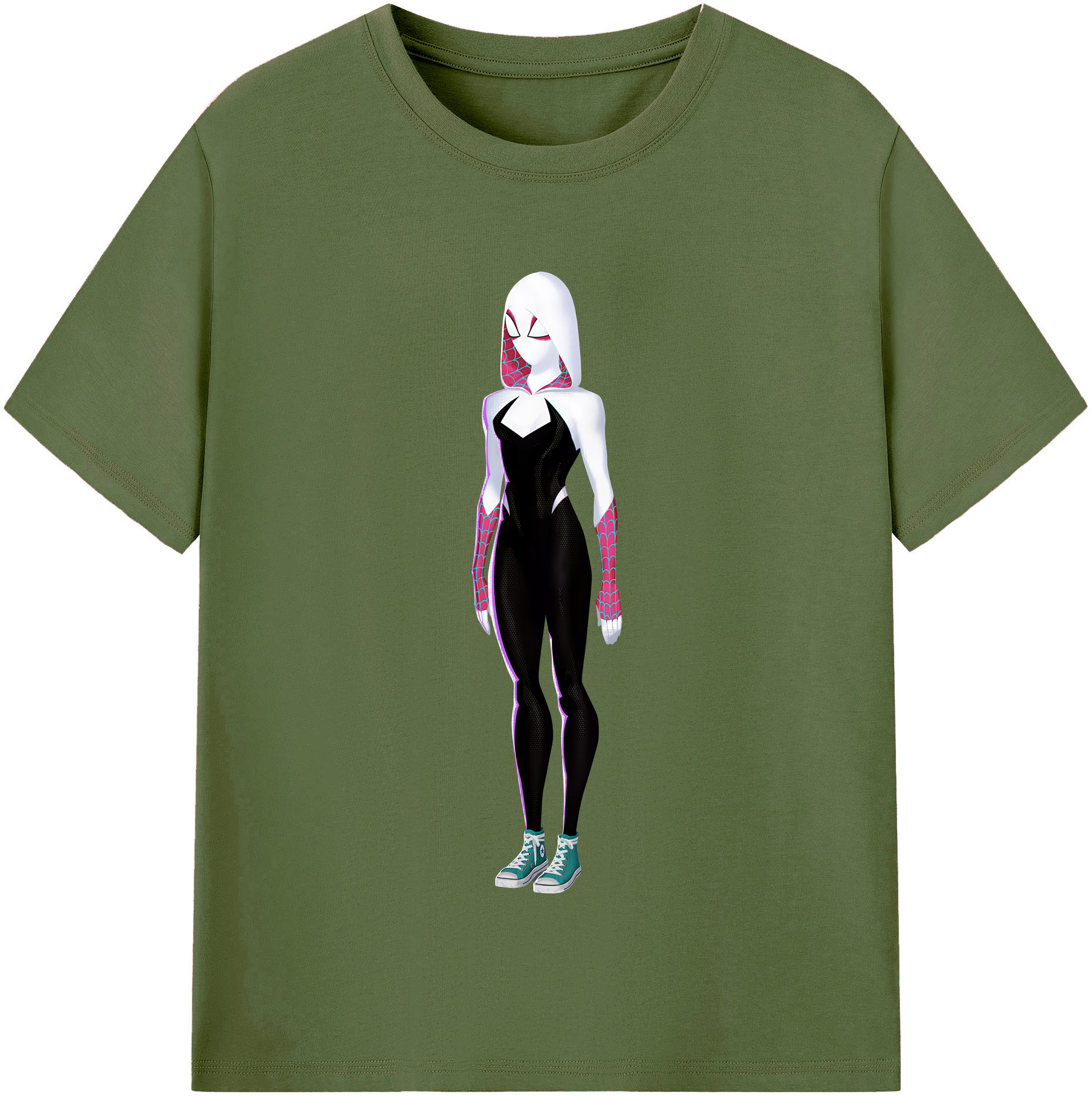 （画像用） Spider Man スパイダーマン 綿100％半袖Tシャツ（フロントプリント）